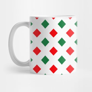 christmas simetrical squares Mug